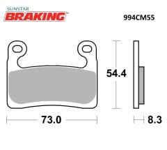 BMW R 1250 GS / ADV SİNTERLİ ÖN FREN BALATASI