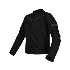 Nukrowear City Siyah Yazlık Fileli Kadın Motosiklet Ceketi