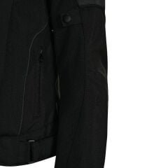 Nukrowear City Siyah Yazlık Fileli Kadın Motosiklet Ceketi