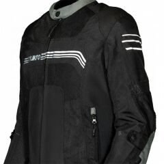 Nukrowear Guardio Gri Erkek 3 Mevsim Motosiklet Ceketi