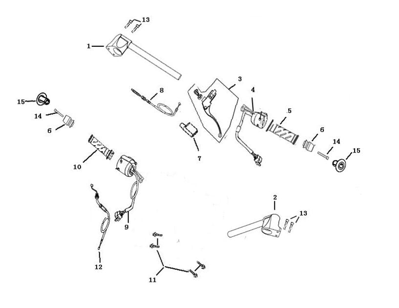 YUKİ GP-1 TARO 250R GİDON SAĞ