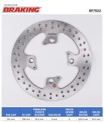 TRIUMPH TIGER 800 TRIUMPH YUVARLAK ARKA FREN DİSKİ