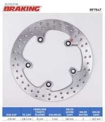 BMW R 1250 GS / ADV BMW R 1200-1250 GS / RT YUVARLAK ARKA FREN DİSKİ 2012>