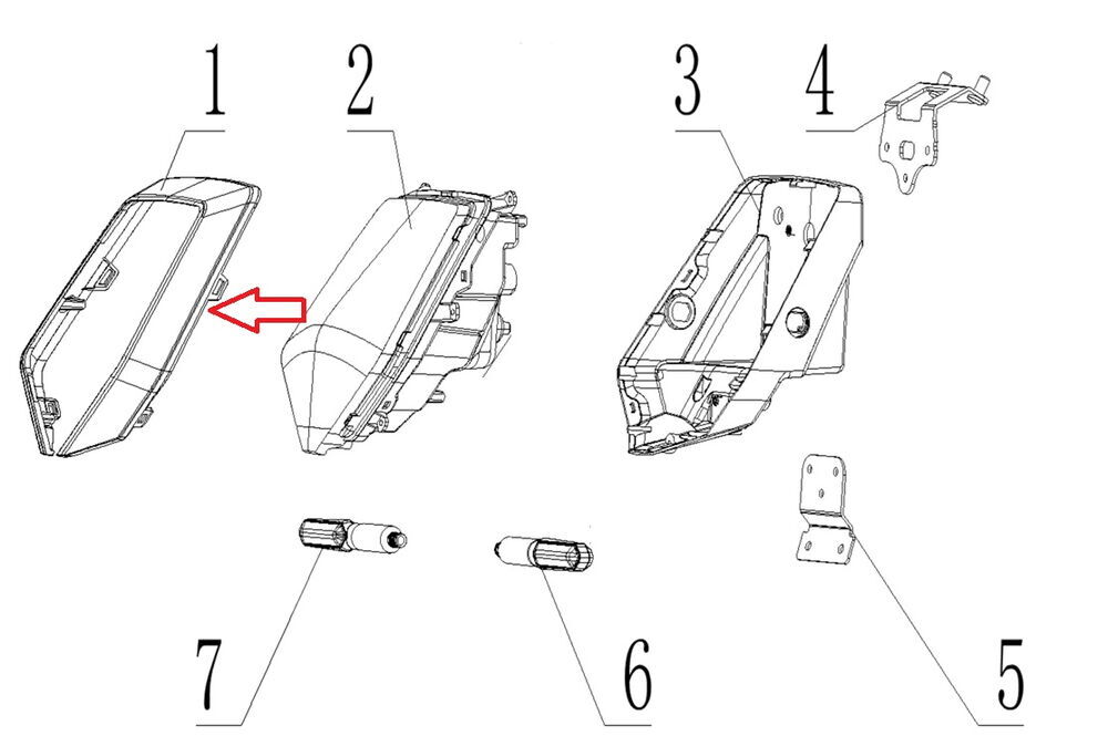 REGAL RAPTOR SPN 125 Far Çerçevesi Mavi