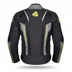 Nukrowear Guardio Sarı Erkek 3 Mevsim Motosiklet Ceketi