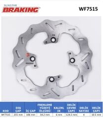 TRIUMPH TIGER 800 DALGALI FREN DİSKİ