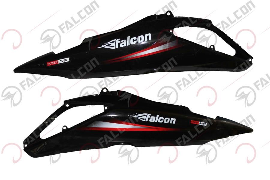 ARKA KARENAJ SAĞ-SOL TAKIM SİYAH-POWER 2000 Falcon
