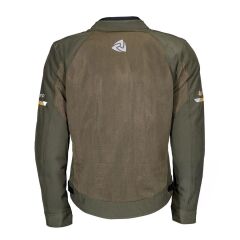 Nukrowear Jasper Asker Yeşili Softshell Erkek Motosiklet Ceketi