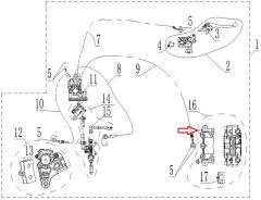 REGAL RAPTOR SPN 125 Ön Fren Kaliperi