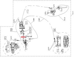 REGAL RAPTOR SPN 125 Arka Fren Müşürü