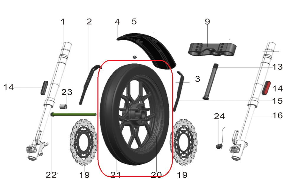 REGAL RAPTOR Pılder 250 Ön Lastik Dış