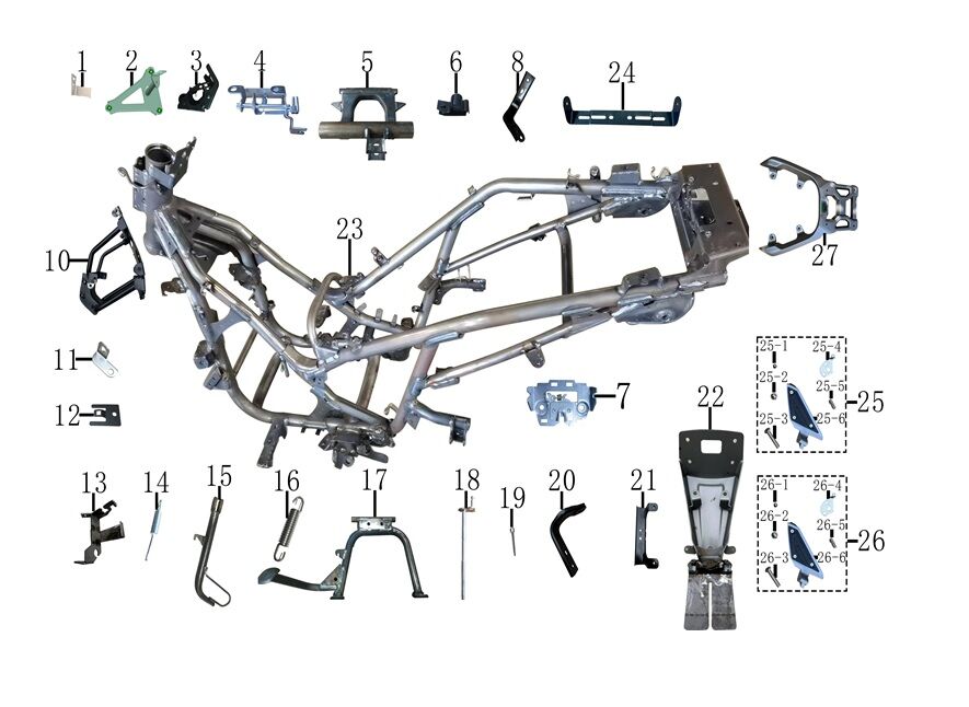 FAR BRAKETİ ( X WAY 125 )