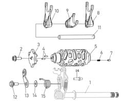 VOGE R125 VİTES HİLAL MİLİ
