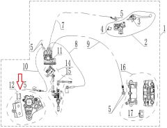 REGAL RAPTOR SPN 125 Arka Fren Kaliperi