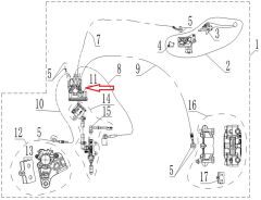 REGAL RAPTOR SPN 125 Kombine Fren Merkezi