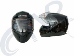 CTVR-1 ÇENE AÇILMAYAN KASK PARLAK SİYAH