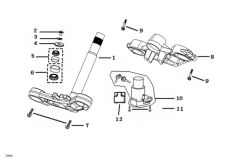 YUKİ GP-1 TARO 250R ÖN ÇATAL ÜST KULE