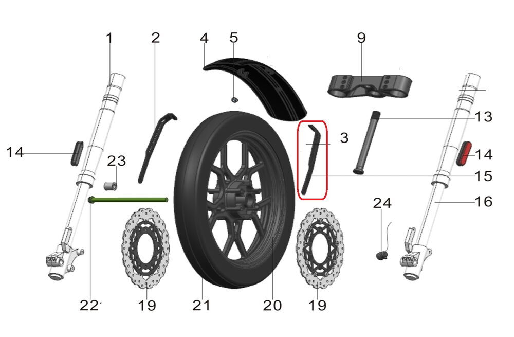 REGAL RAPTOR Pılder 250 Ön Amortisör Keçesi Takım