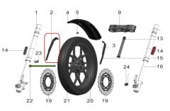 REGAL RAPTOR Pılder 250 Ön Çamurluk Bağlantı Sacı Takım