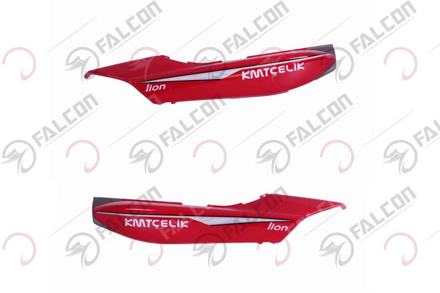 Falcon Sk150-6 Çelik Lıon Arka Karenaj Sağ-sol Takım Kırmızı