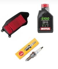 Santa 125 Bakım Seti Hava FİLTRESİ - NGK BUJİ - MOTUL 5100 10W40 YAĞ