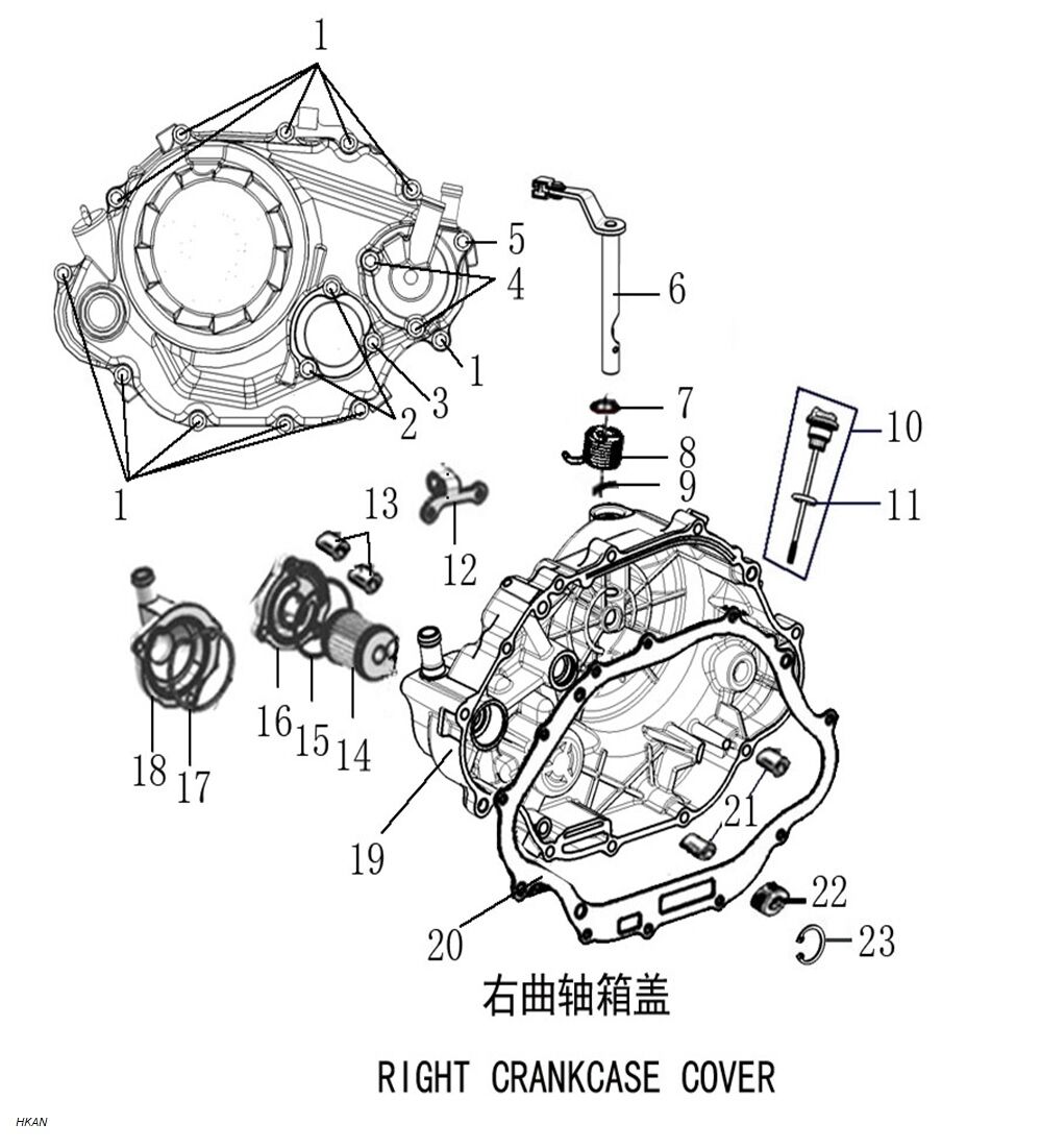YUKİ GP-1 TARO 250R DEBRİYAJ KAPAK CONTASI