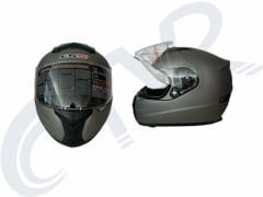 CTVR-1 ÇENE AÇILMAYAN KASK TİTANYUM GRİ ( S-M-L-XL BEDEN )