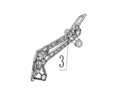 REGAL RAPTOR SPN 125 Basamak Braketi Sağ