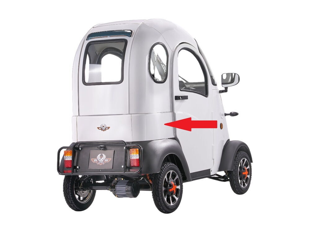 REGAL RAPTOR K4 Arka Çamurluk Üstü Grenajı Beyaz Sağ