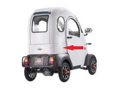 REGAL RAPTOR K4 Arka Çamurluk Üstü Grenajı Beyaz Sağ