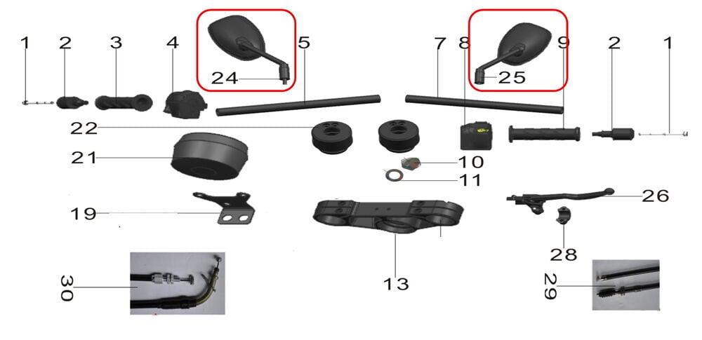 REGAL RAPTOR Pılder 250 Ayna Takım