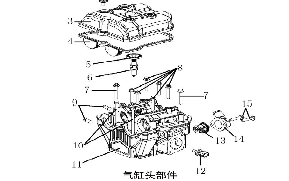 YUKİ GP-1 TARO 250R SİLİNDİR ÜST KAPAK