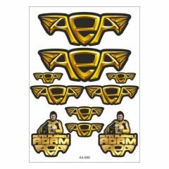 A4 STİCKER 089 TEK PAKET ÇOKLU STİCKER