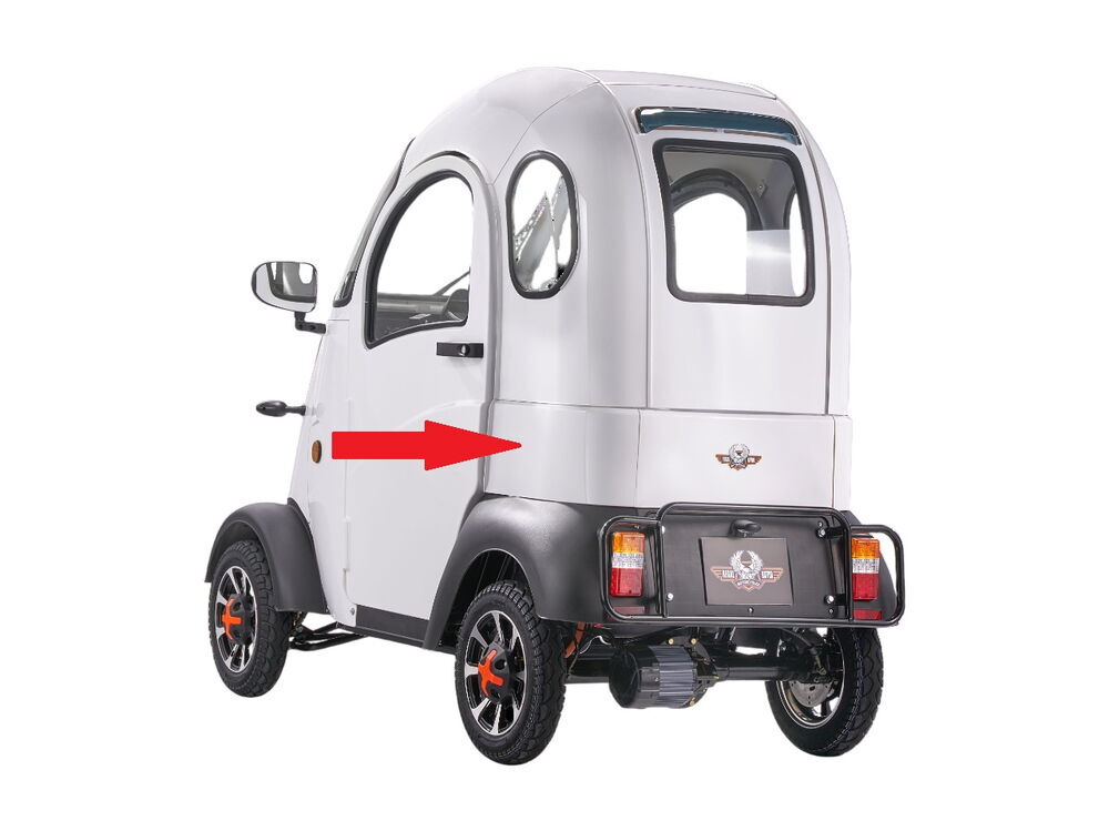 REGAL RAPTOR K4 Arka Çamurluk Üstü Grenajı Beyaz SOL