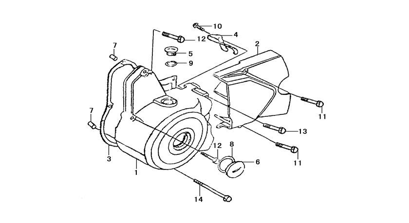 YUKİ GUSTO MOTOR ZİNCİR KAPAĞI