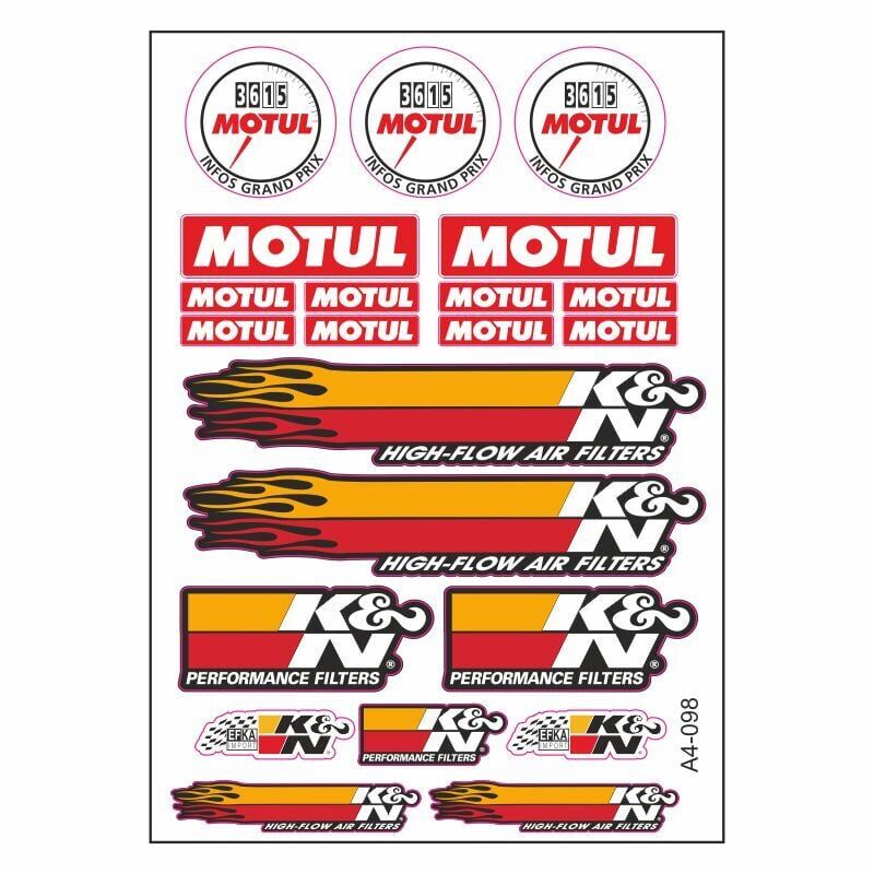 A4 STİCKER 098 TEK PAKET ÇOKLU STİCKER