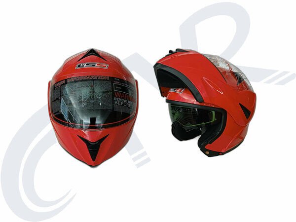 CTVR-808 ÇENE AÇILIR KASK KIRMIZI ( S-M-L-XL BEDEN )