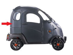 REGAL RAPTOR K4 Arka Cam Grenajı Sağ Füme