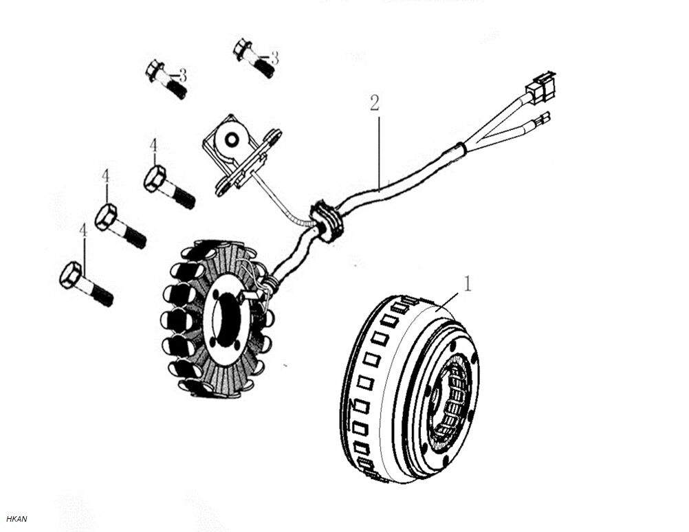 YUKİ GP-1 TARO 250R VOLANT