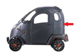 REGAL RAPTOR K4 Arka Cam Grenajı Sol Füme