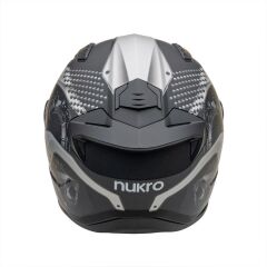 Nukro B-506 Level Black-Grey Kapalı Kask