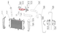 REGAL RAPTOR SPN 125 Termostat