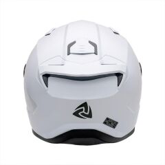 Nukro B-506 Solid Gloss White Kapalı Kask