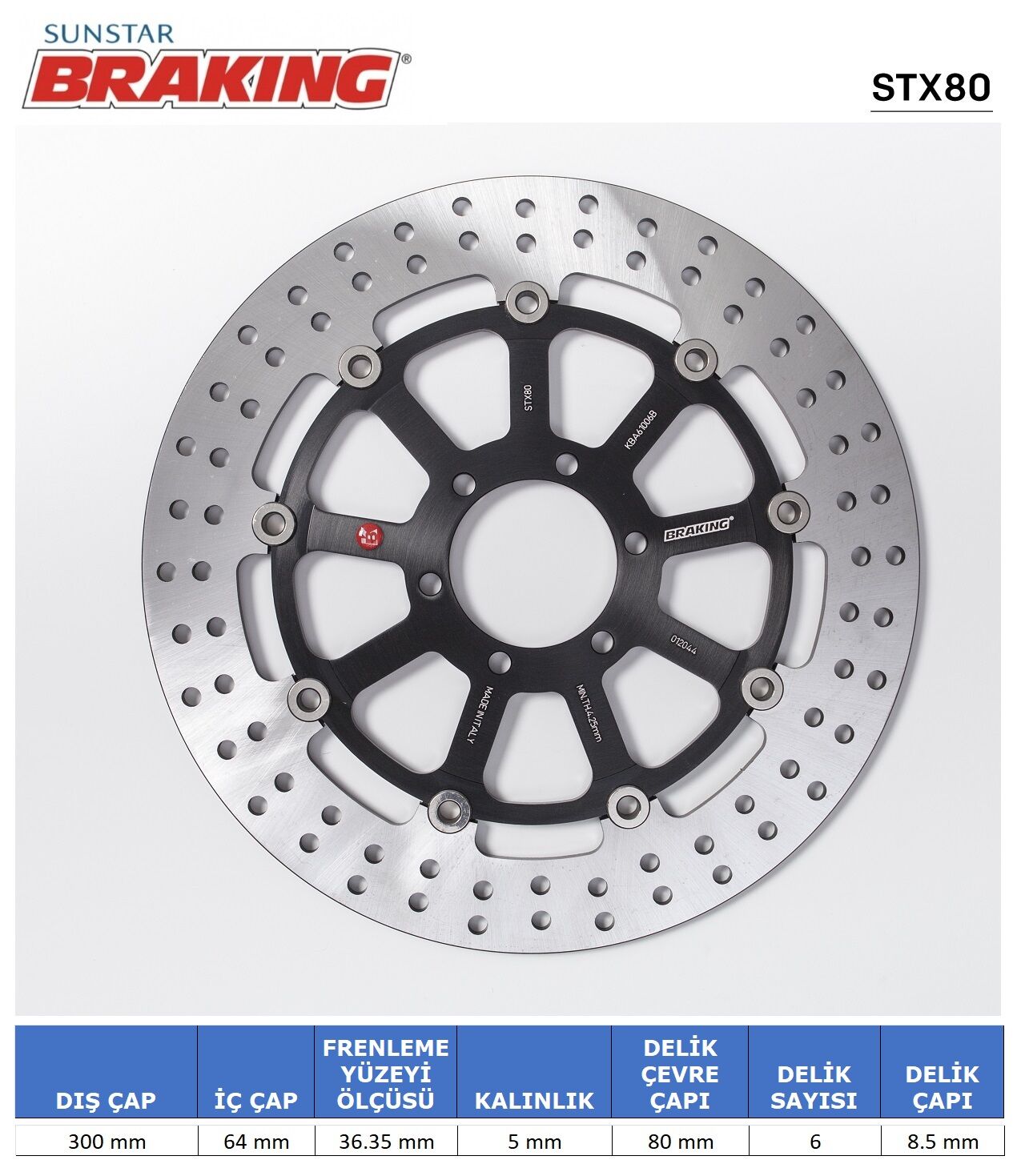 Ducati MONSTER 695 DUCATI YUVARLAK ÖN FREN DİSKİ