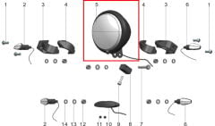 REGAL RAPTOR Pılder 250 Far Komple