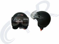 CTVR-201 AÇIK ÇENESİZ KASK MAT SİYAH ( S-M-L-XL BEDEN )