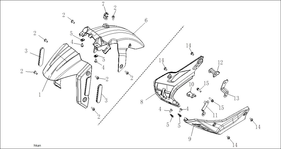 VOGE R125 MOTOR ALT KORUMA SOL