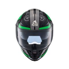 Nukro YM-853 Combat Green Black Kapalı Kask