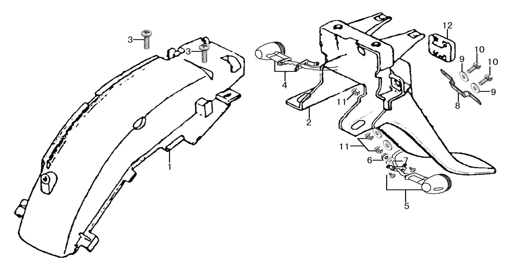 YUKİ GUSTO ARKA ÇAMURLUK PLAKALIK