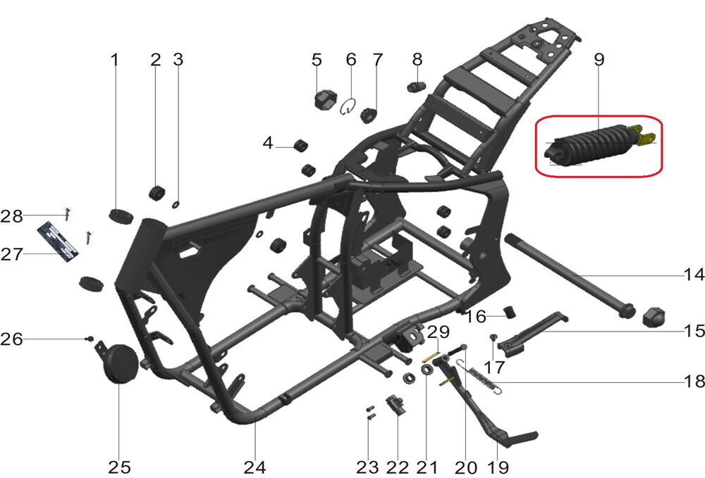 REGAL RAPTOR Pılder 250 Arka Amortisör